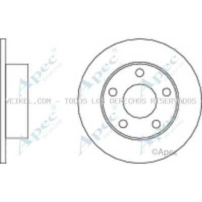 Disco de freno APEC braking: DSK2053