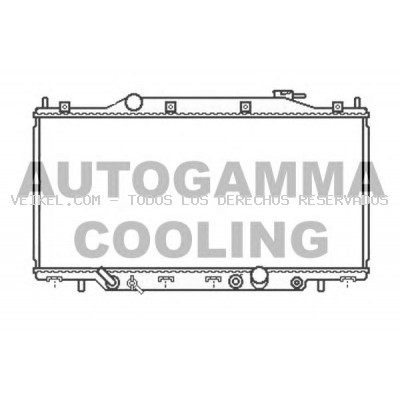 Radiador, refrigeración del motor AUTOGAMMA: 107022