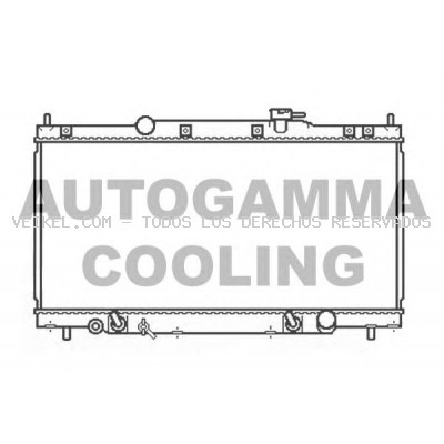 Radiador, refrigeración del motor AUTOGAMMA: 107023