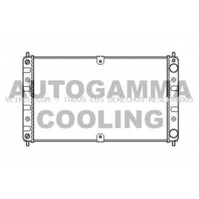 Radiador, refrigeración del motor AUTOGAMMA: 107036