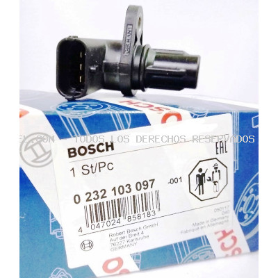 SENSOR FASE ARBOL DE LEVAS BOSCH: 0232103097