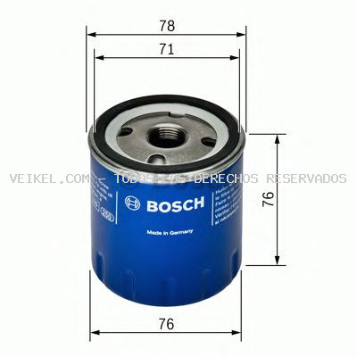 Filtro de aceite BOSCH: F026407078