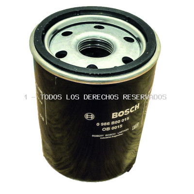 Filtro de aceite BOSCH: 0986B00015