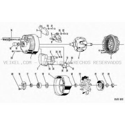 Alternador DELCO REMY: 1100226