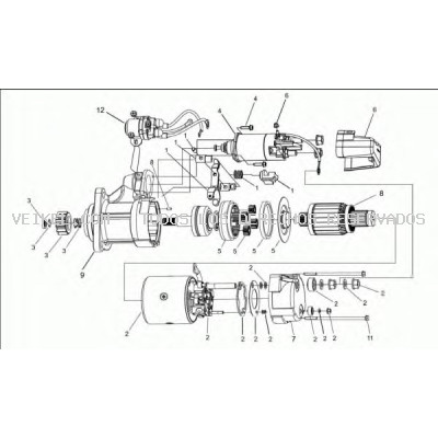 Motor de arranque DELCO REMY: 8200009