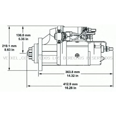Motor de arranque DELCO REMY: 8200009