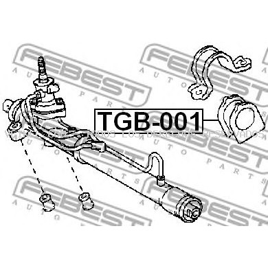 Suspensión, mecanismo de dirección FEBEST: TGB001