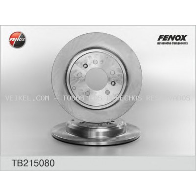 Disco de freno FENOX: TB215080