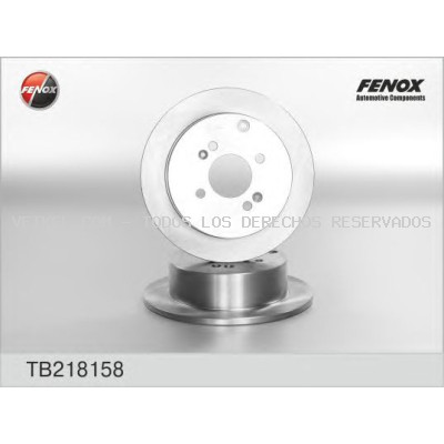 Disco de freno FENOX: TB218158