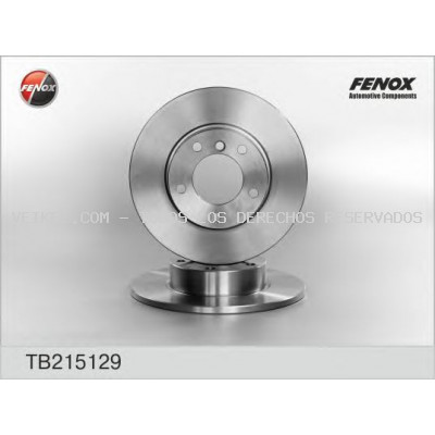Disco de freno FENOX: TB215129
