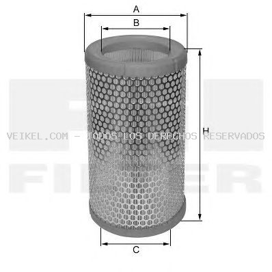 Filtro de aire FIL FILTER: HPU4321