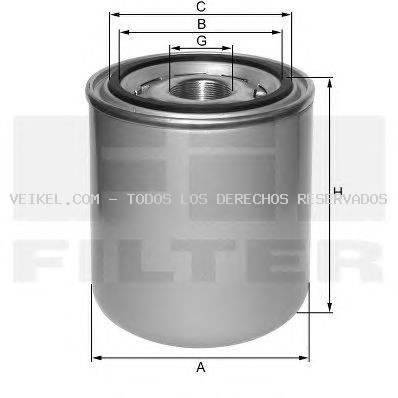 Cartucho del secador de aire, sistema de aire comprimido FIL FILTER: ZP3310A