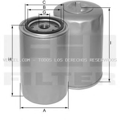 Filtro de aceite FIL FILTER: ZP3502B