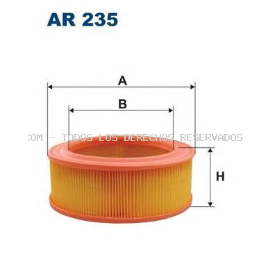 Filtro de aire FILTRON: AR235