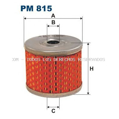 Filtro combustible FILTRON: PM815