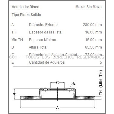 Disco de freno FREMAX: BD4680