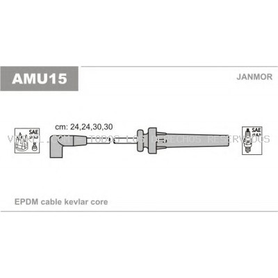 Juego de cables de encendido JANMOR: AMU15