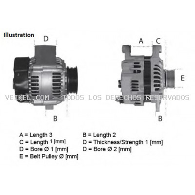 Alternador LUCAS ELECTRICAL: LRB00151