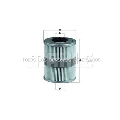 Filtro combustible : KX206D