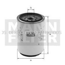 Filtro combustible MANN-FILTER: WK11421X