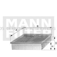 Filtro de aire MANN-FILTER: C2970