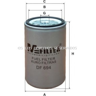 Filtro combustible MFILTER: DF694