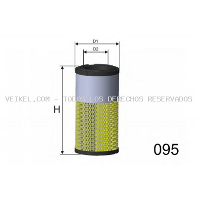 Filtro de aire MISFAT: R530
