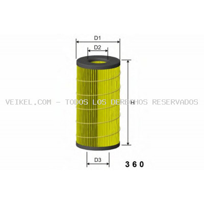 Filtro combustible MISFAT: F115