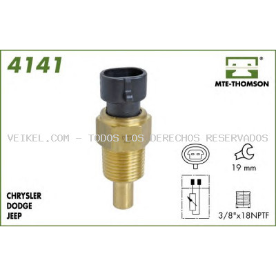 Sensor, temperatura del refrigerante MTE-THOMSON: 4141