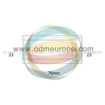 Palier, diferencial ODM-MULTIPARTS: 16290010