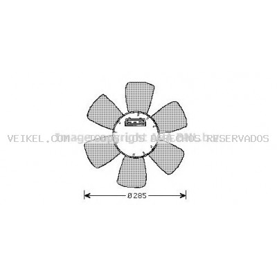 Ventilador, refrigeración del motor PRASCO: VW7525