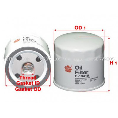 Filtro de aceite SAKURA Automotive: C19410