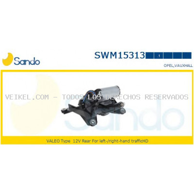 Motor del limpiaparabrisas SANDO: SWM153131