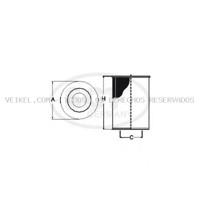 Filtro de aceite SCT Germany: SH443P