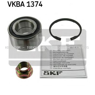 Juego de cojinete de rueda SKF: VKBA1374