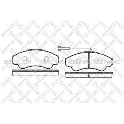 Juego de pastillas de freno STELLOX: 971001SX