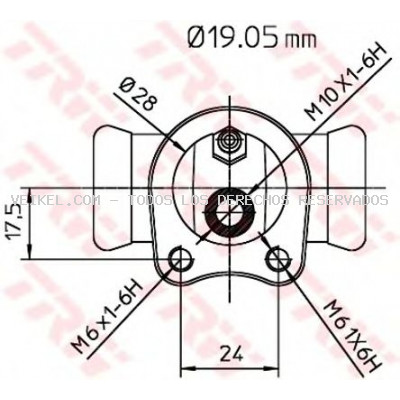 Cilindro de freno de rueda TRW: BWD119