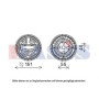 Embrague, ventilador del radiador AKS DASIS: 128163N