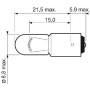 Lámpara, luz intermitente| Lámpara , piloto de matrícula| Lámpara incandescente, luz trasera| Lámpara, luz interior| Lámpara, luz del maletero| Lámpara incandescentea, compartimento de motor| Lámpara, luz estacionamiento/posición| Lámpara de incandescenci VALEO: 032223