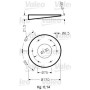 Soporte, luz omnidireccional VALEO: 040024