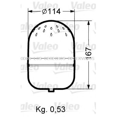 Luz de identificación omnidireccional VALEO: 040013