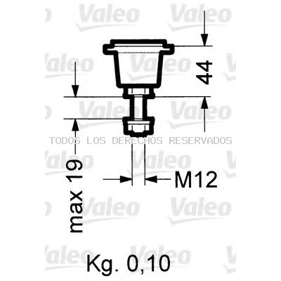 Soporte, luz omnidireccional VALEO: 040028
