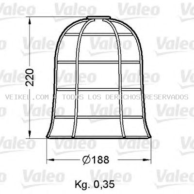 Parrilla de luz intermitente VALEO: 040036