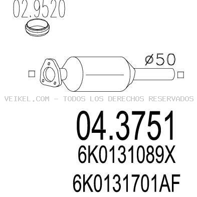 Faro principal VALEO: 043751