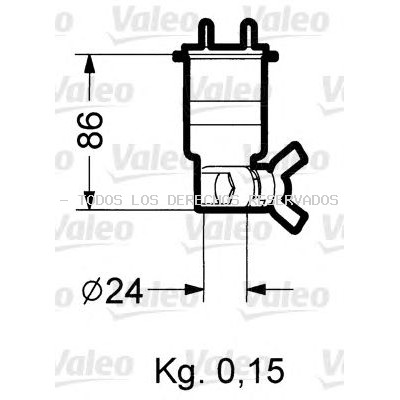 Soporte, luz omnidireccional VALEO: 040026
