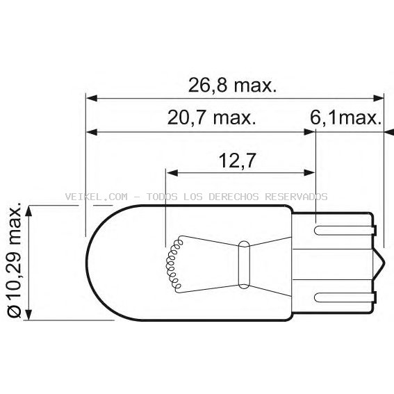 Lámpara, luz intermitente| Lámpara , piloto de matrícula| Lámpara incandescente, luz trasera| Lámpara, luz interior| Lámpara, luz de puerta| Lámpara, luz del maletero| Lámpara, luz estacionamiento/posición| Lámpara de incandescencia, luz gálibo/situación| VALEO: 032209
